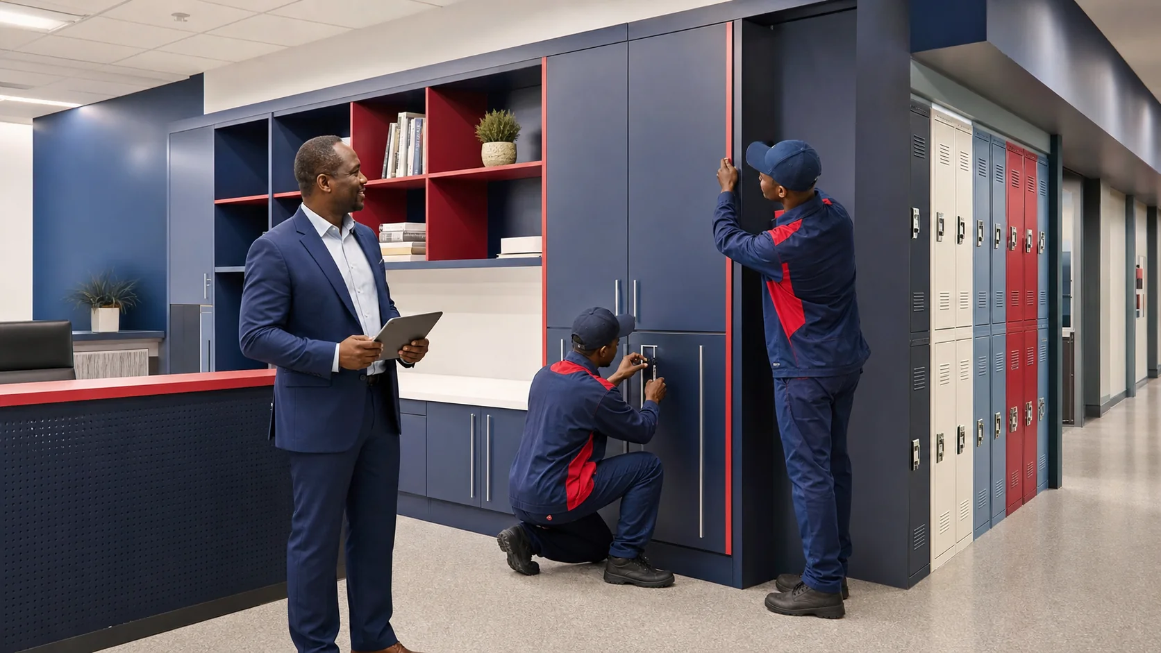 School and hotel cabinets